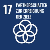 Schriftzug SDG 17 Partnerschaften zur Erreichung der Ziele