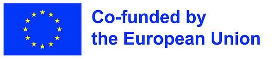 EU flag with text "Co-founded by the European Union"