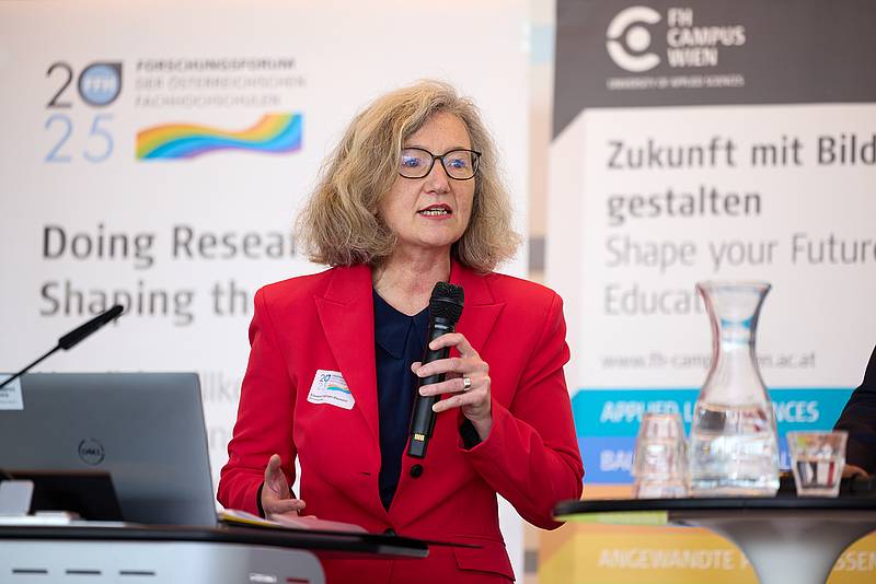 Elisabeth Haslinger-Baumann, Vizerektorin für Forschung und Entwicklung an der Hochschule Campus Wien  