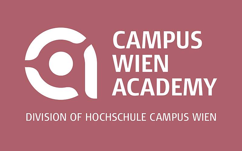Logo mit Schriftzug Campus Wien Academy Division of F H Campus Wien