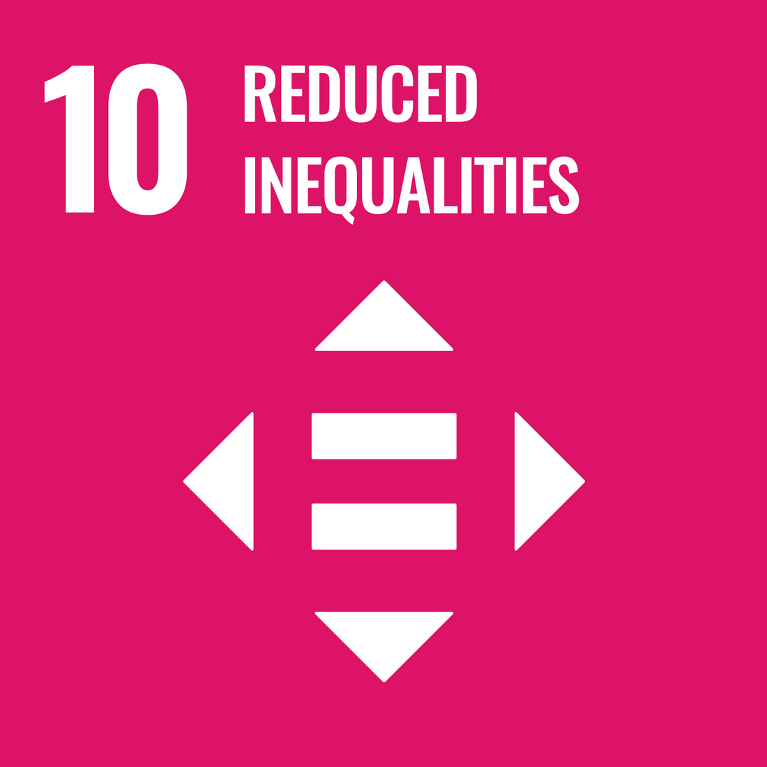 Writing SDG 10 reduced inequalities 