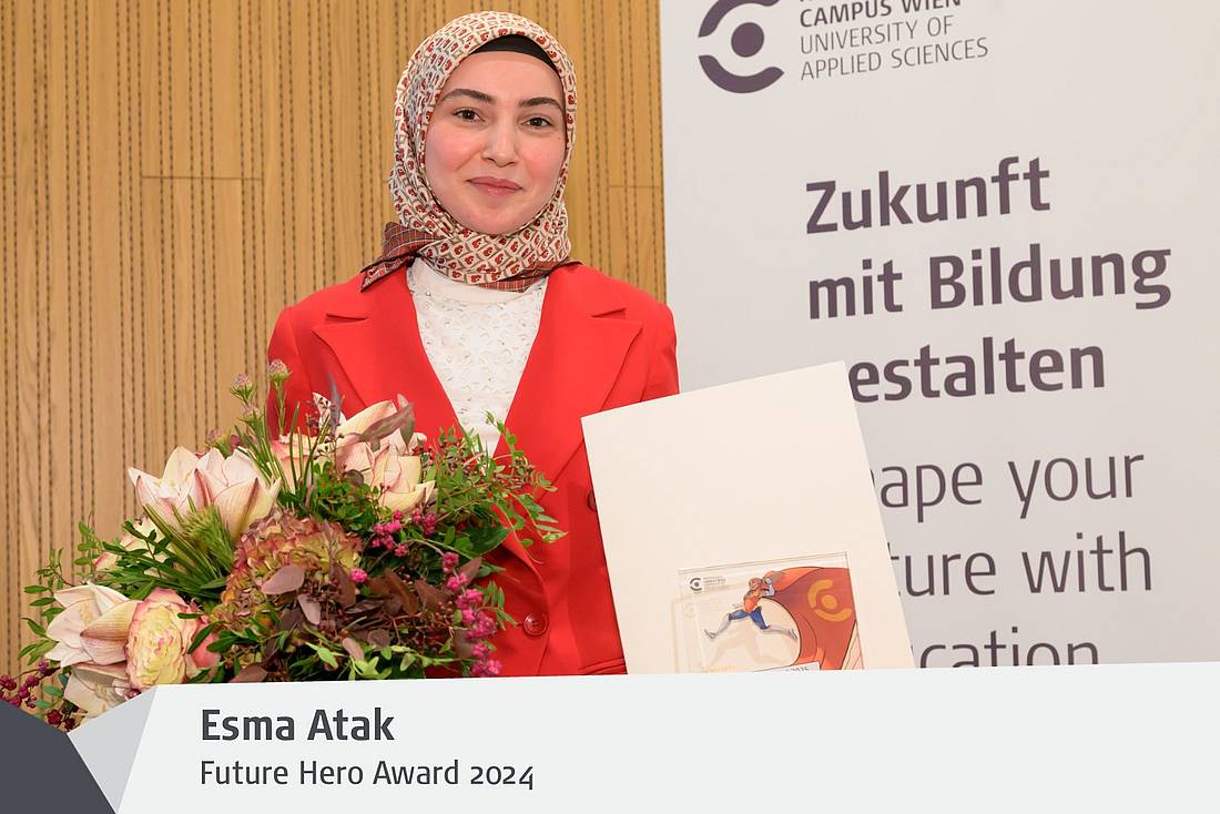 Portrait von Esma Atak bei der Preisverleihung