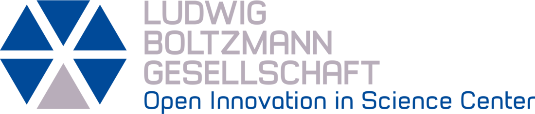 Logo "Ludwig Boltzmann Gesellschaft - Open Innovation in Science Center"