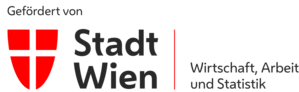 Logo der M A 23 mit Wappen der Stadt Wien und Wortlaut gefördert von Stadt Wien Wirtschaft Arbeit und Statistik