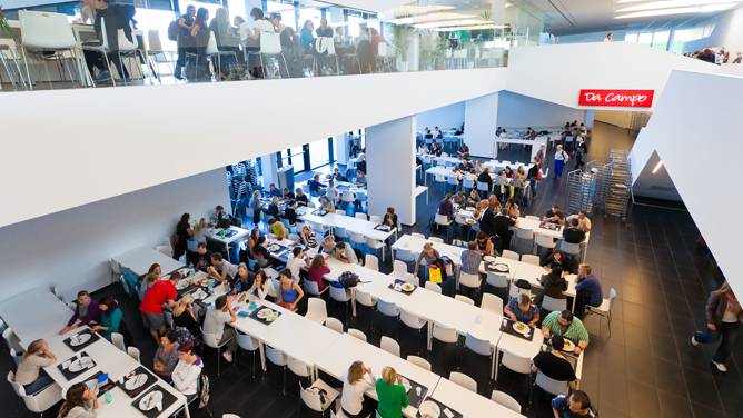 View from above of the Mensa Da Campo