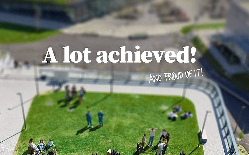 Cover title of the annual report 2023/2024