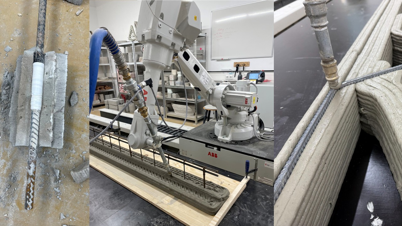 Maschine mit Stahlbeton 