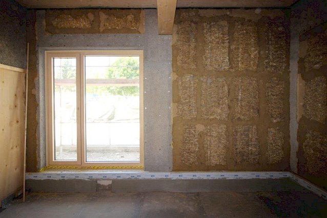 Haus des Lernens, St.Pölten. © GESA – Gemeinnützige Sanierungs und Beschäftigungs GmbH Stroh als Dämmstoff