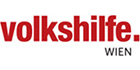 Das Logo der Volkshilfe Wien ist in roter Schrift abgebildet.