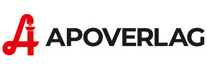 Das Logo der Österreichische Apotheker-Verlagsgesellschaft ist abgebildet. Zur rechten ist in rot der Asklepiosstab dargestellt, wobei sich die Schlange so windet, dass sie ein A bildet. Daneben steht in schwarz Apoverlag.