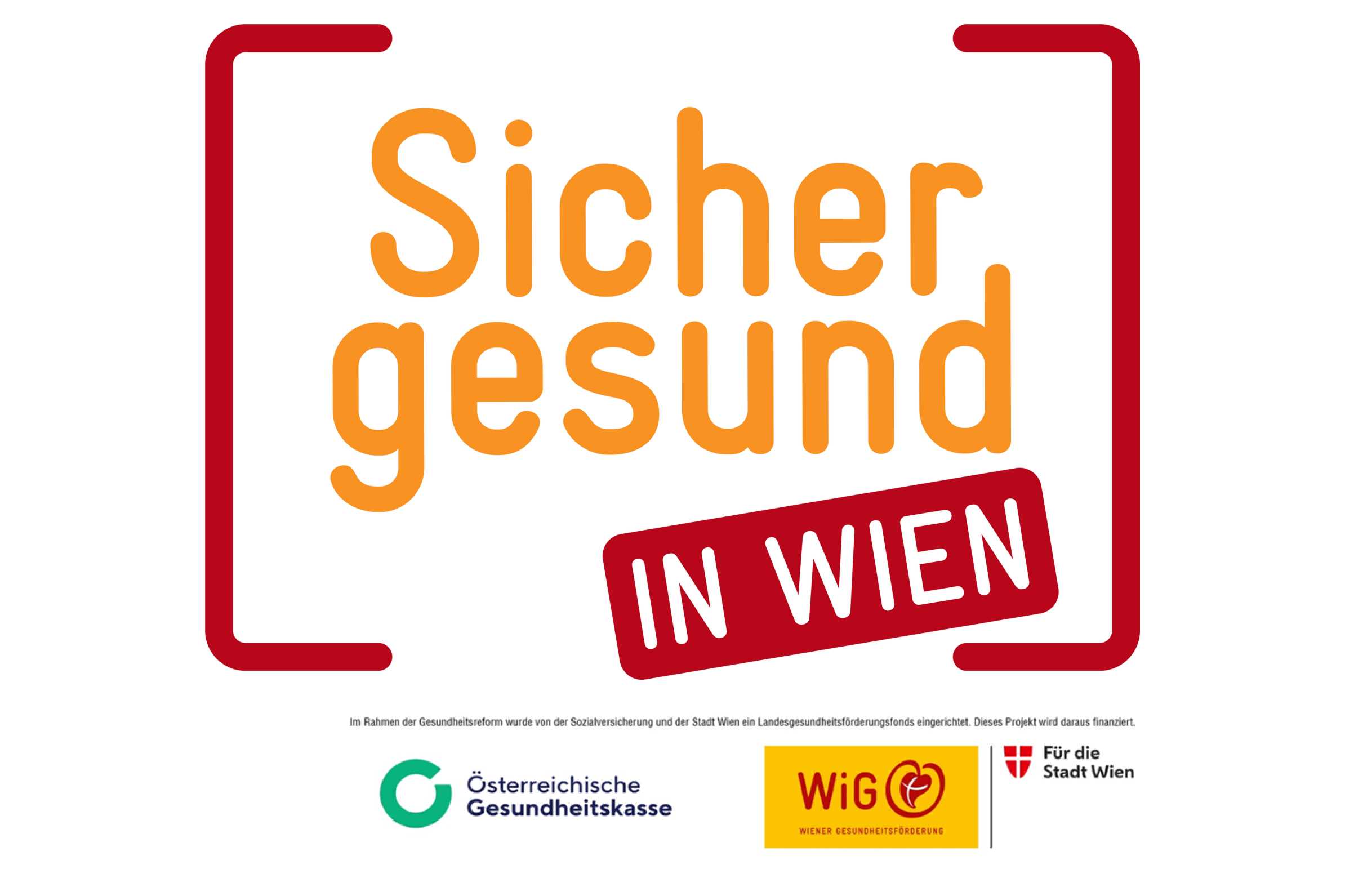 Logo von "Sicher gesund in Wien"