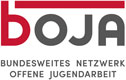 Das Logo des Bundesweiten Netzwerkes offener Jugendarbeit ist abgebildet
