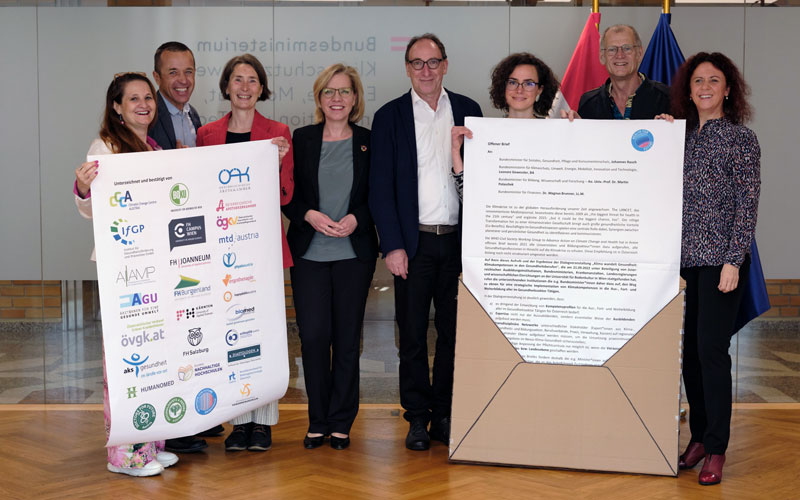 Gruppenbild mit 8 Personen