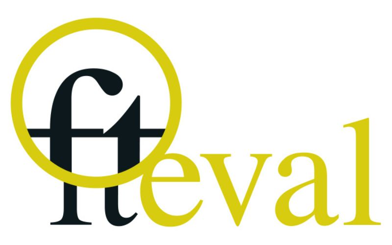 Das Logo der fteval, grün-schwarze Schrift