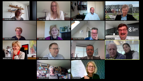 Standbild einer Videokonferenz