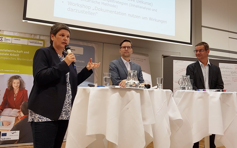 Vortragende der Campus Lectures beim Vortrag 