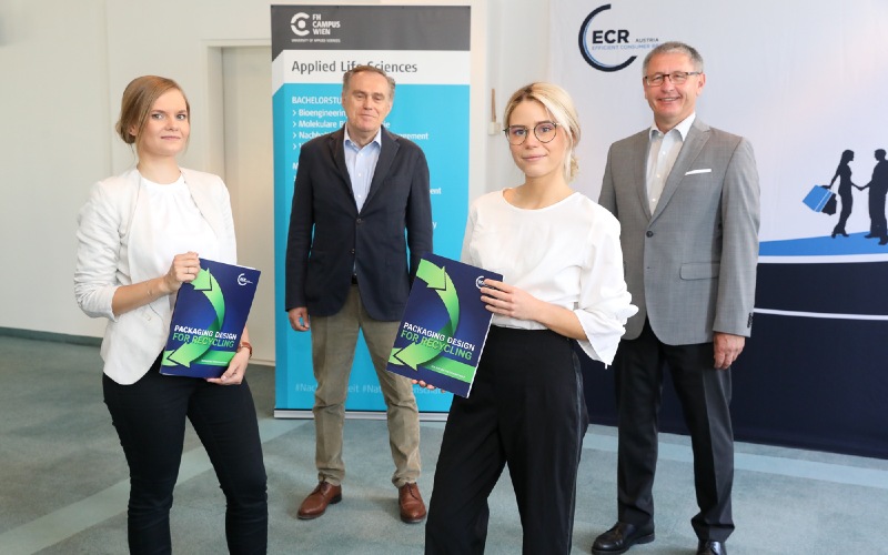 Personen von links nach rechts: Ulla Gürlich, Ernst Krottendorfer, Veronika Kladnik, Manfred Tacker