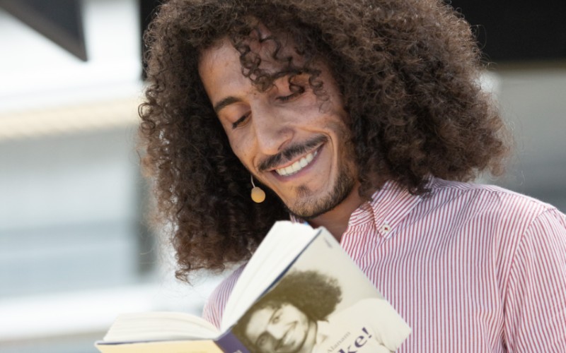 Omar Khir Alanam beim Ars Electronica Festival 2018