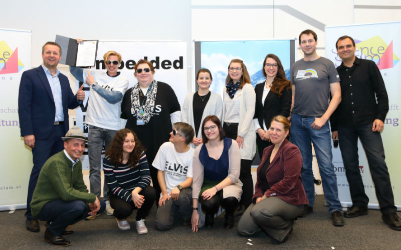 Alle Teilnehmer*innen des Science Slams 2019