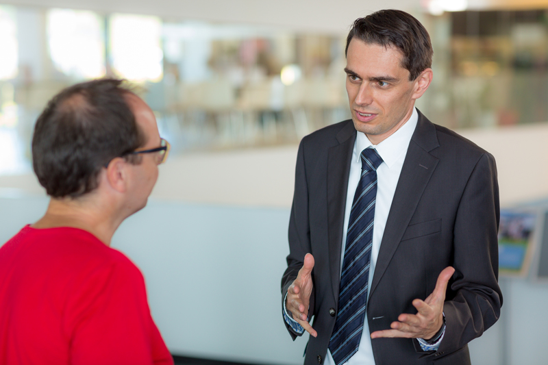 Igor Miladinovic im Gespräch