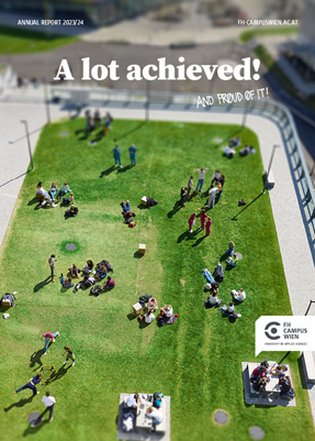 Cover of the annual report 2023/2024