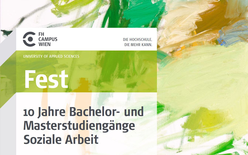 Flyer 10-Jahres-Fest Soziale Arbeit