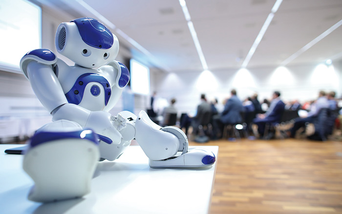 © Schedl / FH Campus Wien Der Roboter Nao ist dargestellt