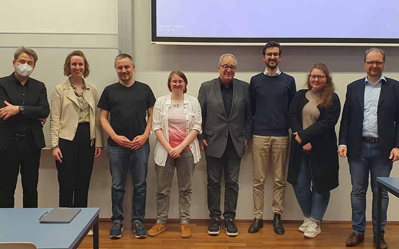 Die Teilnehmer*innen des LegalTech Hackathons.