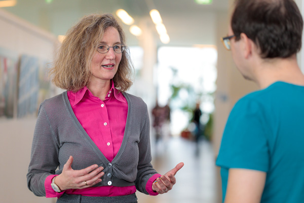 Elisabeth Haslinger-Baumann im Gespräch