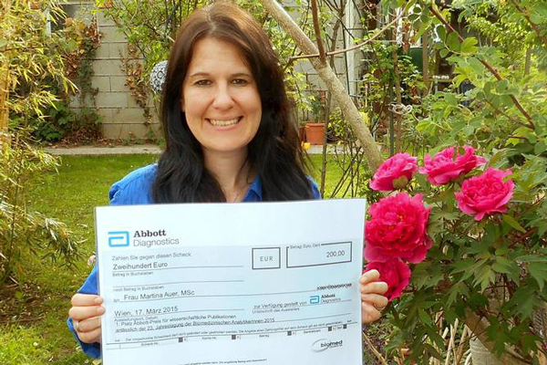 Martina Auer, Abbott-Preis 2014
