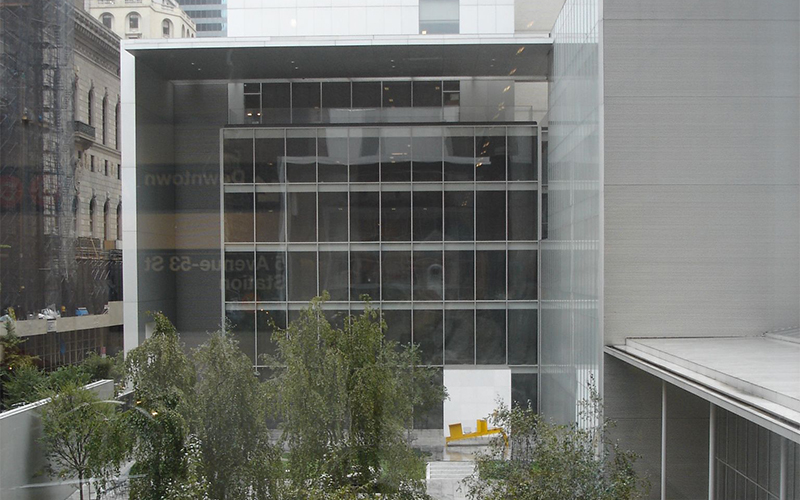 Museum of Modern Art, Manhattan, NYC, Außenansicht des Gebäudes