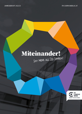 Das Cover des Jahresbrichts 2022/2023